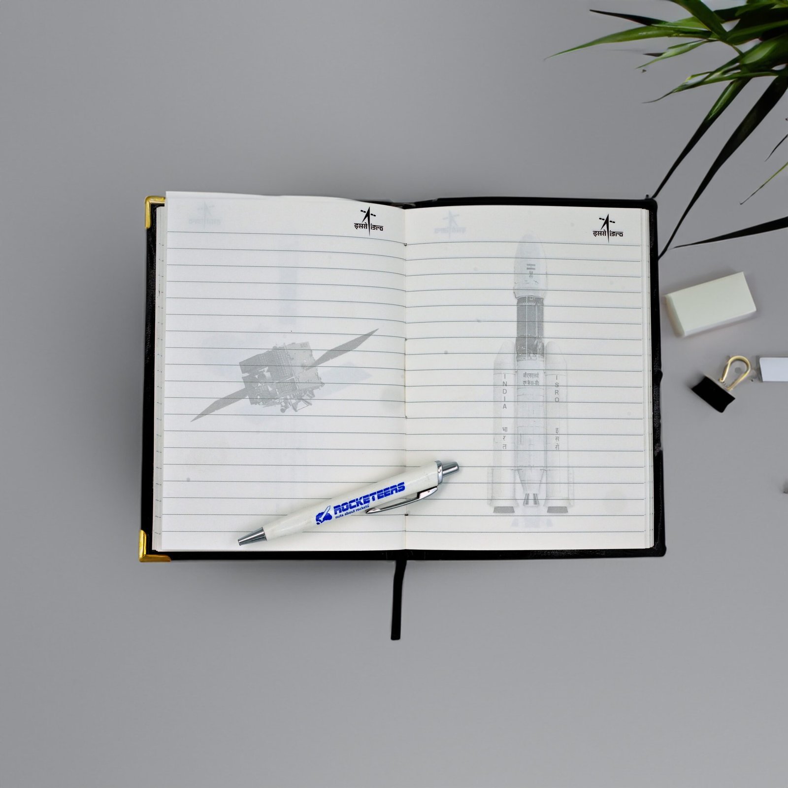 Leather Bound ISRO Diary