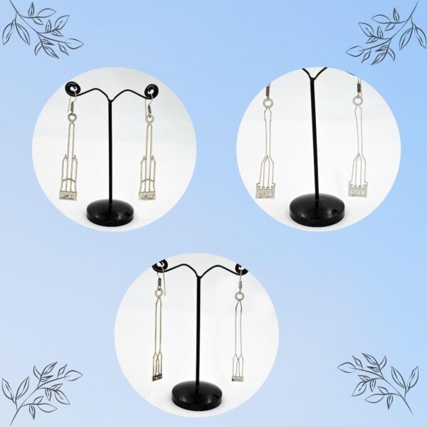 ISRO Launch Vehicle Earrings