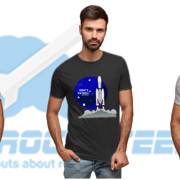 ISRO's Fat Boy T-shirt by Rocketeers