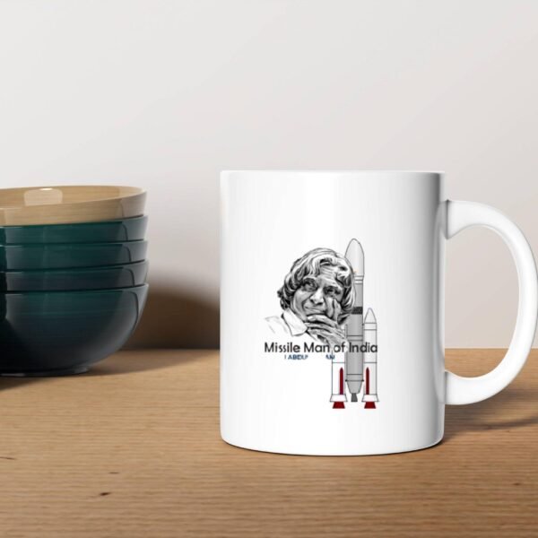 MISSILE MAN OF INDIA (APJ ABDUL KALAM) MUG