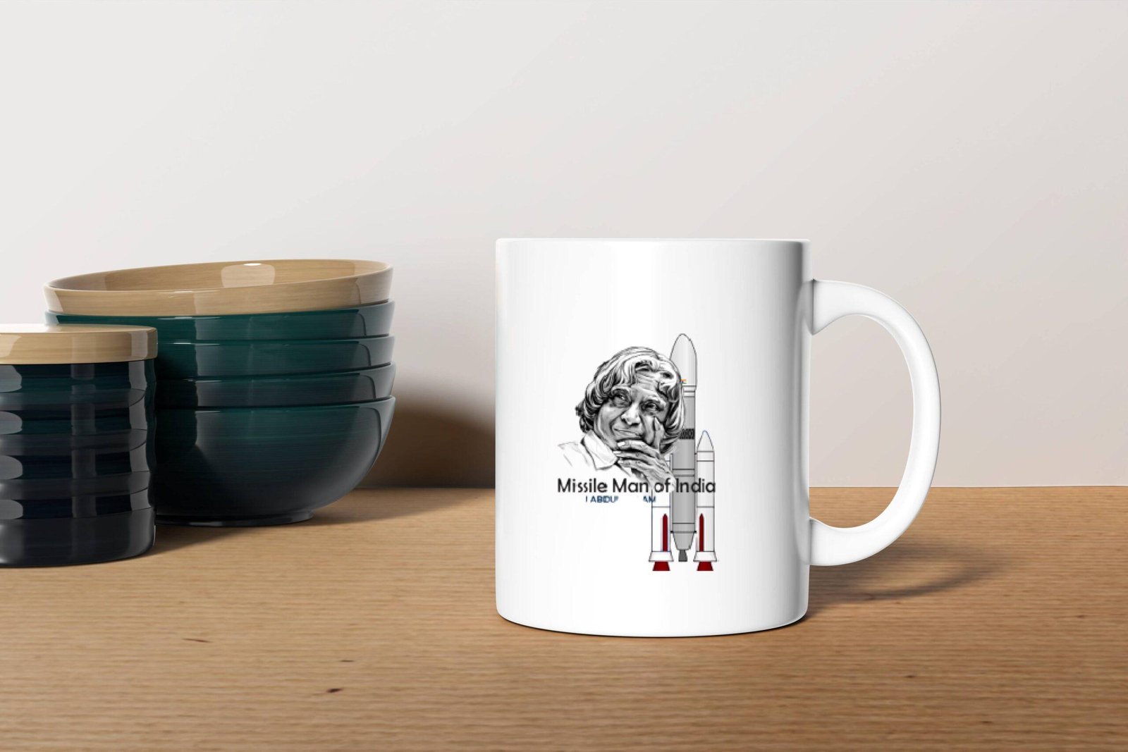 MISSILE MAN OF INDIA (APJ ABDUL KALAM) MUG