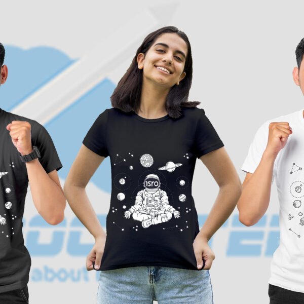 ISRO's VYOMANAUT T-shirt by Rocketeers