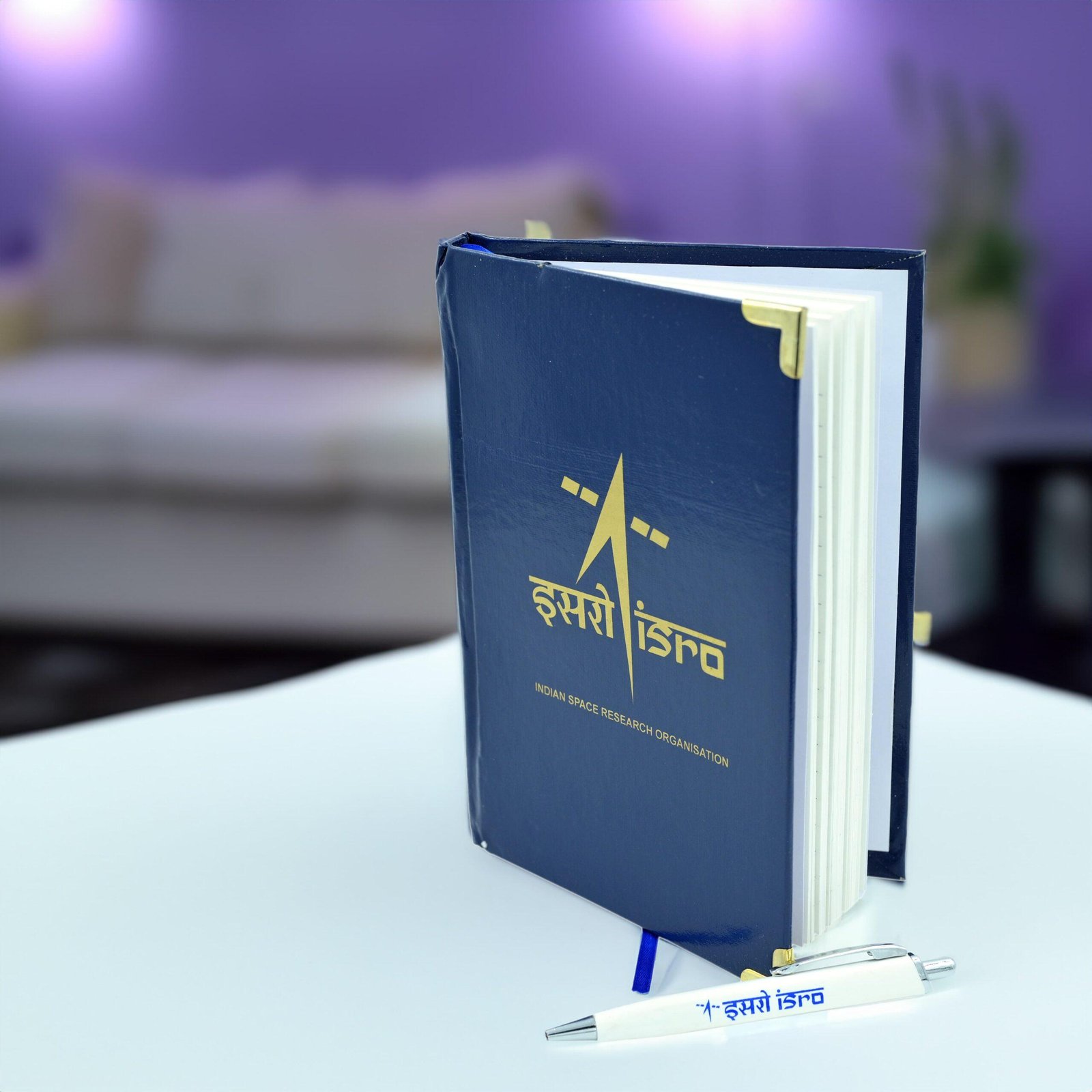 Leather Bound ISRO Diary